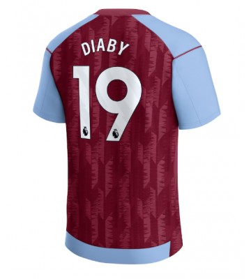 Aston Villa Moussa Diaby #19 Replika Hjemmebanetrøje 2023-24 Kortærmet